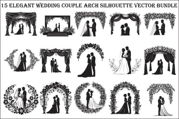 15 Elegant Wedding Arch Graphics