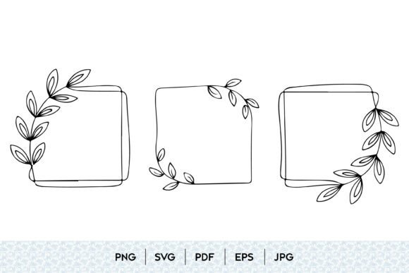 Botanical Frame SVG Bundle: Graphics & Illustrations for Brand Storytelling