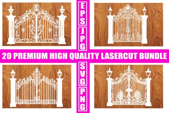 Elegant Gate Arch Graphics for Modern Publishing