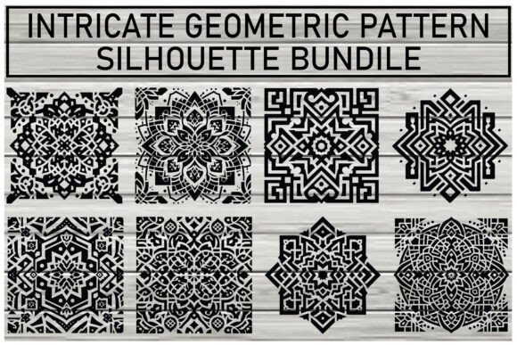 Intricate Geometric Pattern Bundle for Modern Branding