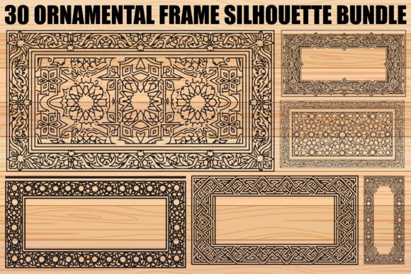 Ornamental Frame SVG Bundle: Graphics & Illustrations for Sellers