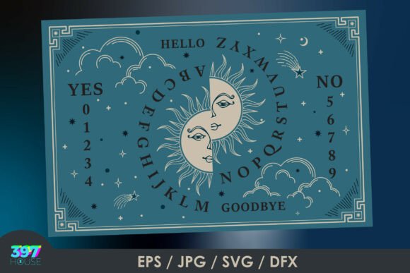Ouija Board Graphics for Modern Branding