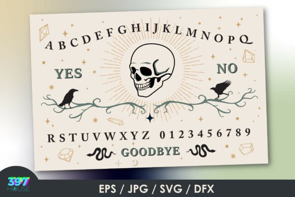 Ouija Board Graphics for Modern Branding